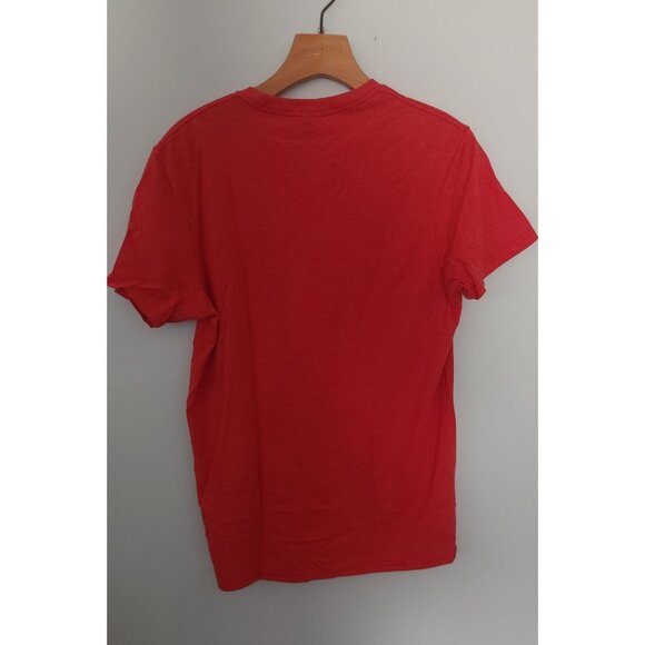 Tom and Jerry‎ T-Shirt Cartoon Graphic Print Crew Neck Mens Size Medium Red EUC - Picture 5 of 9